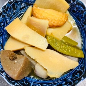 お肉ちょっとで筍とさつま揚げの色々煮物②